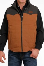 Cinch Mens Cinch Reversible Wooly Canvas Western Vest