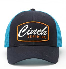 Cinch Cinch Navy Turquoise Mesh Logo Patch Trucker Ball Cap