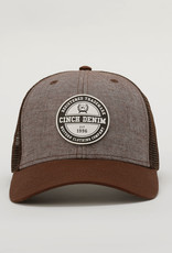 Cinch Cinch Heather Brown Circle Patch Trucker Ball Cap