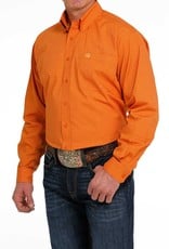 Cinch Mens Cinch Orange Chevron Long Sleeve Print Western Button Shirt