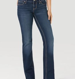 Womens Wrangler Retro Mae Mid Rise Boot Cut Western Riding Jean
