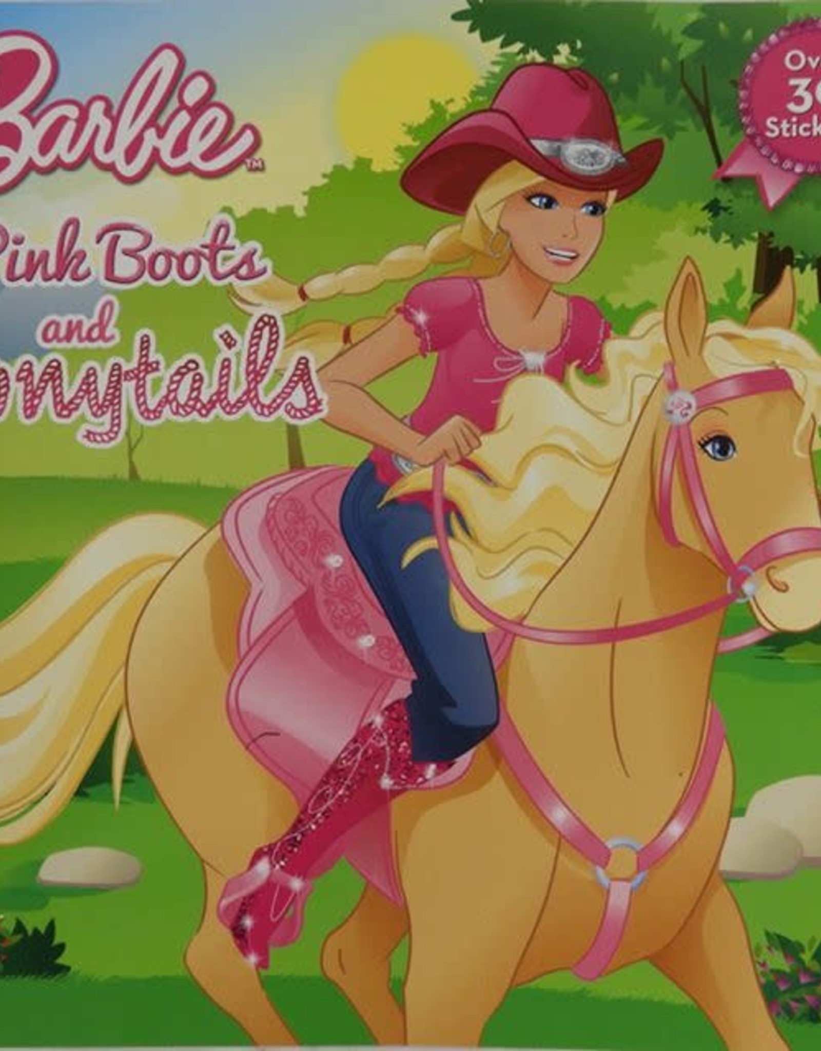 Barbie Pink Boots an Ponytails Sticker Book