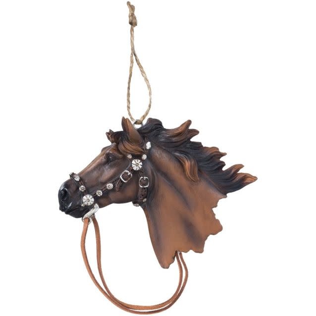 Resin Horse Head With Reins Cowpokes Western Shop
