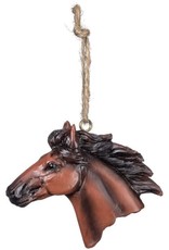 Resin Horse Head Ornament