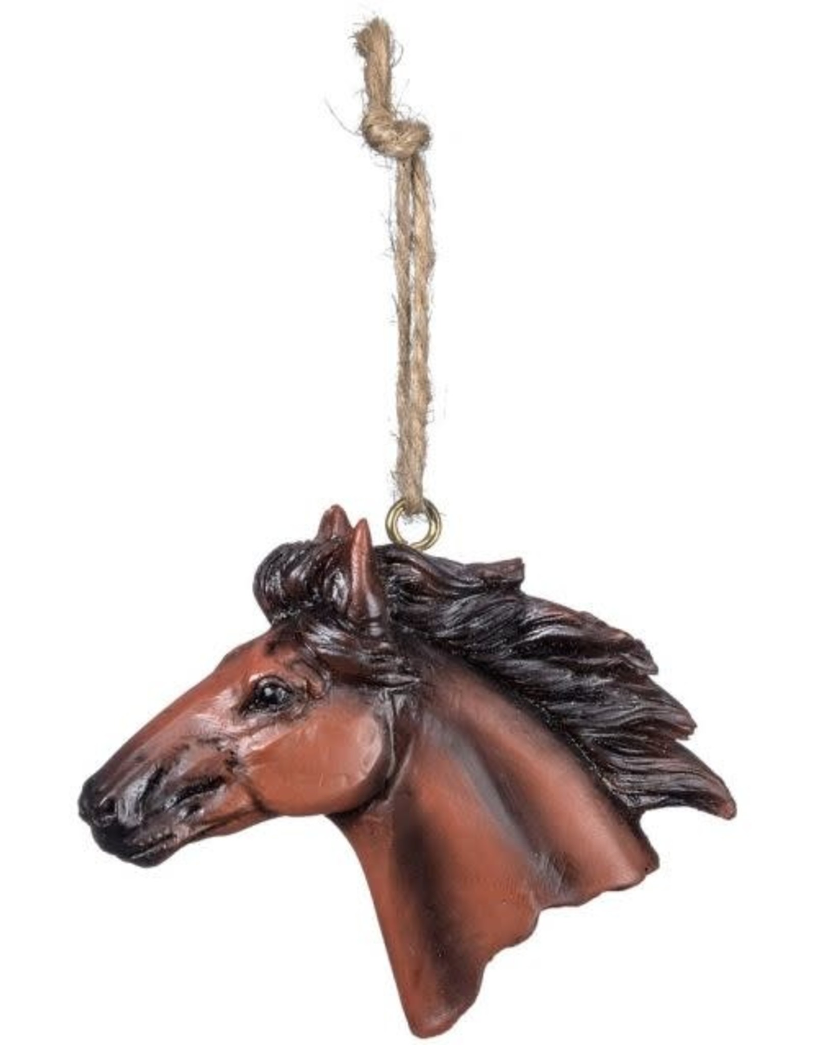 Resin Horse Head Ornament