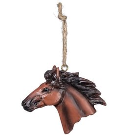 Resin Horse Head Ornament