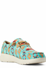 Ariat Womens Ariat Turquoise Saddle Blanket Print Hilo Shoe