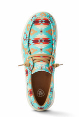 Ariat Womens Ariat Turquoise Saddle Blanket Print Hilo Shoe