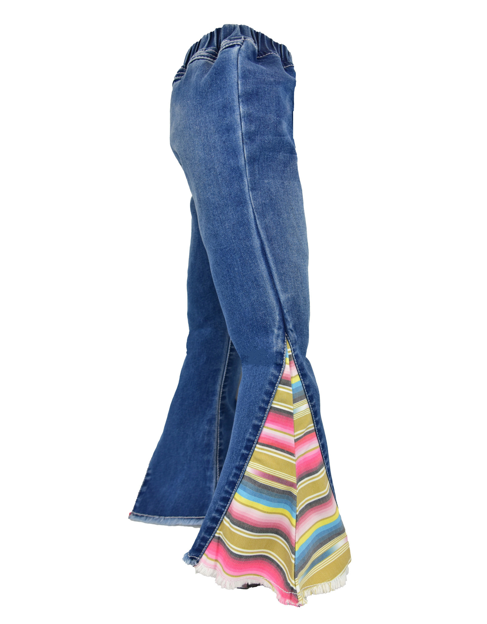 Cowgirl Hardware Serape Flare Toddler Jeans