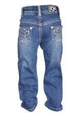 Cowgirl Hardware Girls Infant Toddler Horse Cactus Embroidered Pocket Jeans