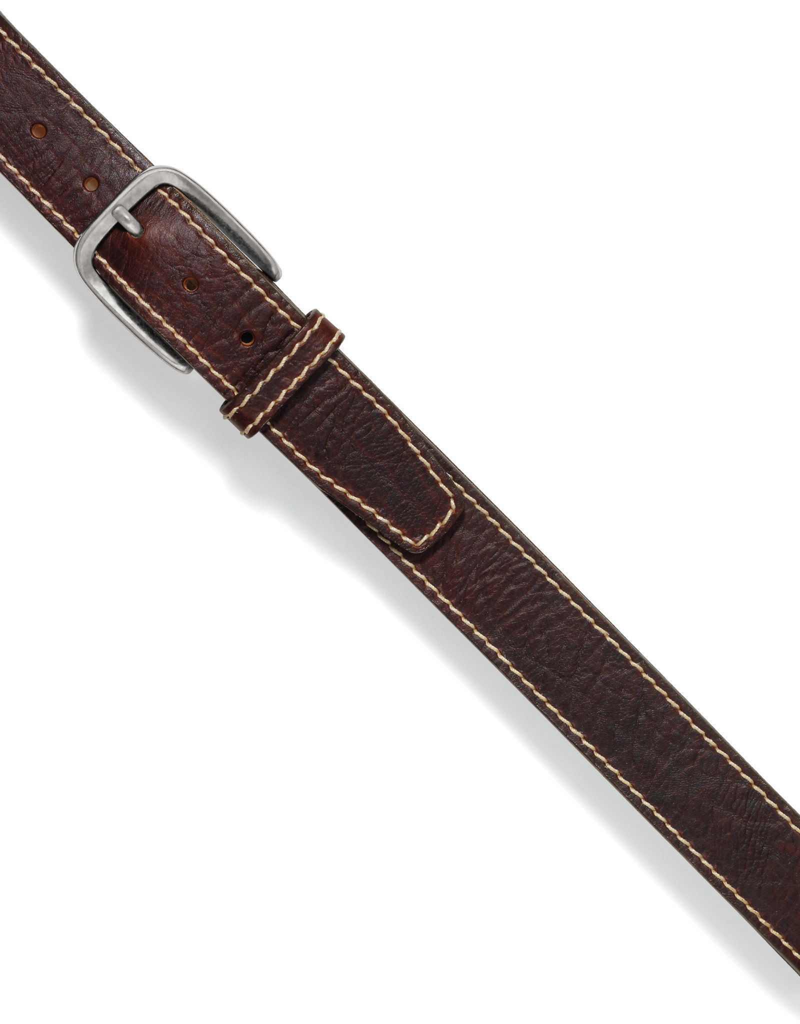 Justin Belt Justin Brown Bison Leather Western Belt