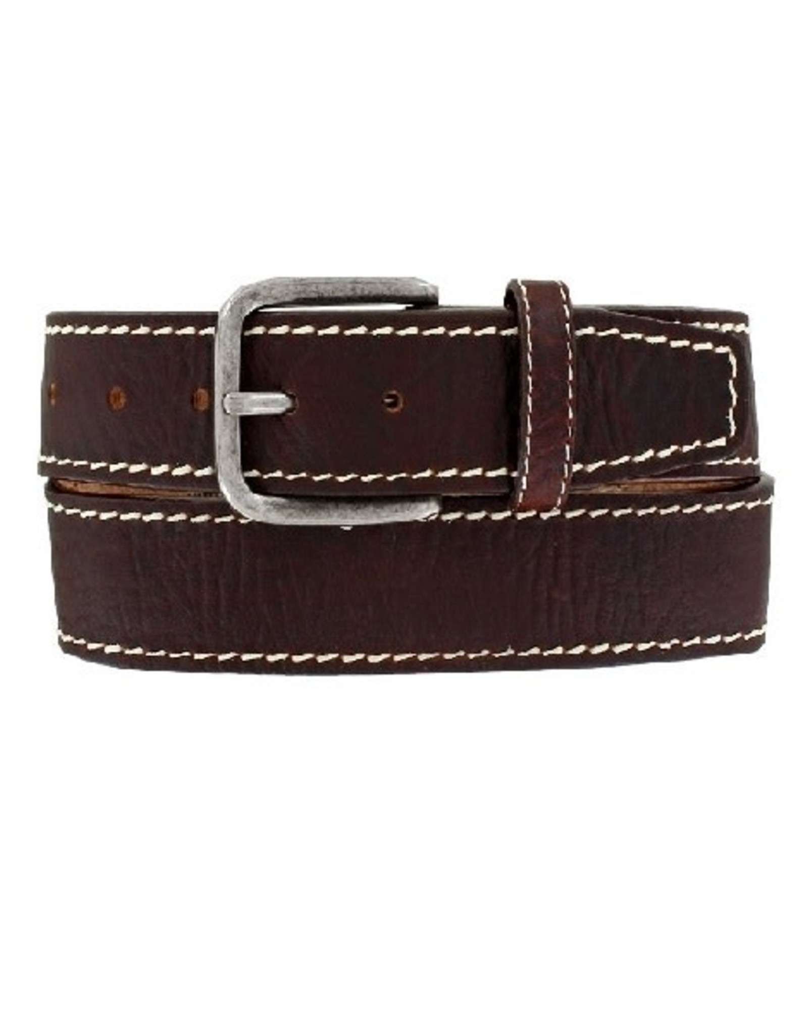 Justin Belt Justin Brown Bison Leather Western Belt