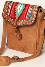 American Darling American Darling Saddle Blanket Full Grain Leather Crossbody Purse