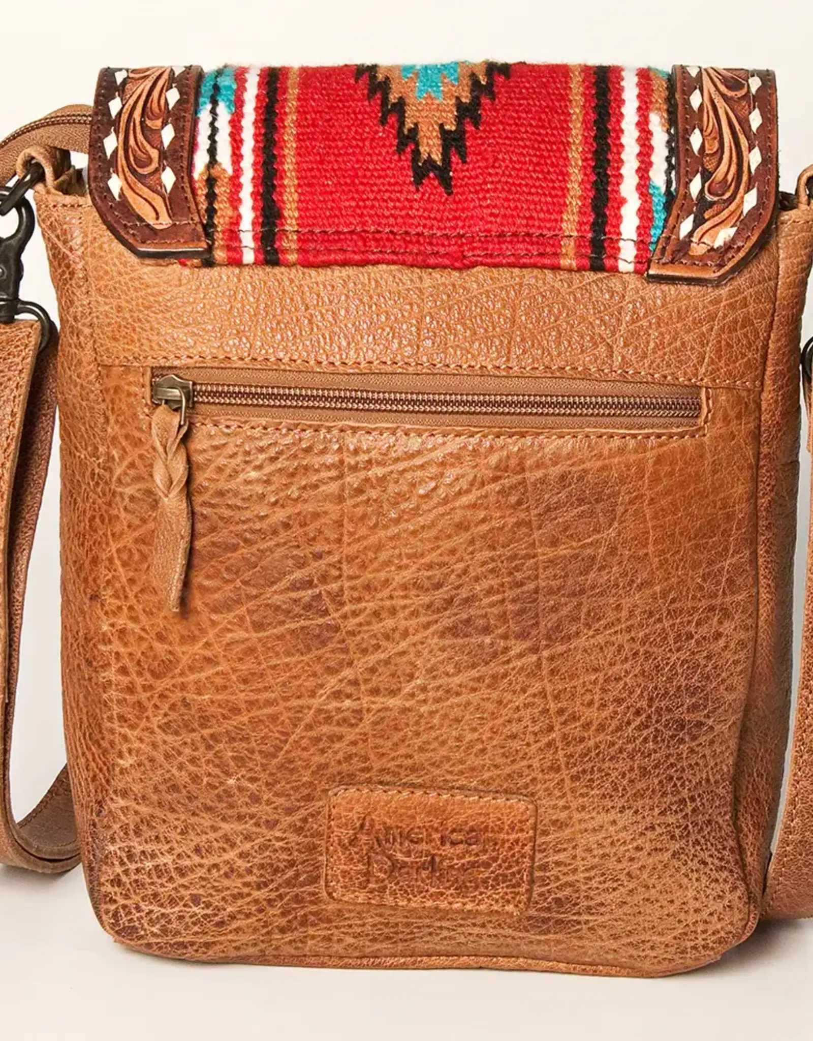 American Darling American Darling Saddle Blanket Full Grain Leather Crossbody Purse