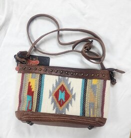 American Darling Messenger Hand Tooled Hair On Full Grain Leather Concealed  Carry Crossbody Purse - Cowpokes Western Shop