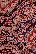 Wild Rag 100% Silk 34.5 x 34.5 Plum Maroon Paisley 12wt