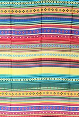 Wild Rags 100% Silk 34.5"x34.5" Southwest Serape  8mm wt