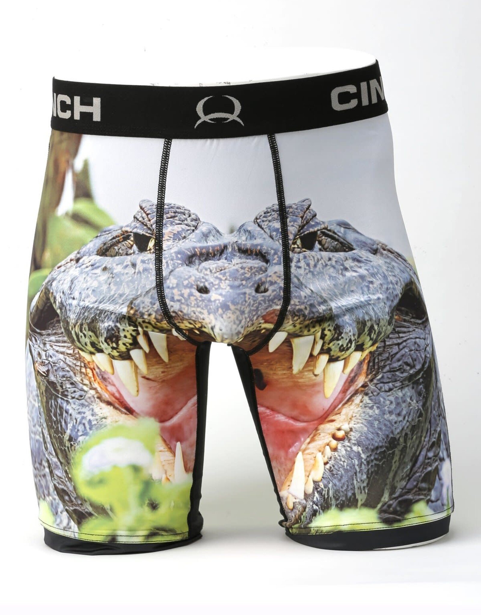 Cinch Mens Cinch Boxer Briefs  9" Crocodile