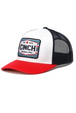 Cinch Cinch Red White Blue Grit Guts Mesh Trucker Ball Cap