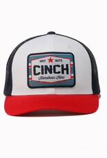 Cinch Cinch Red White Blue Grit Guts Mesh Trucker Ball Cap