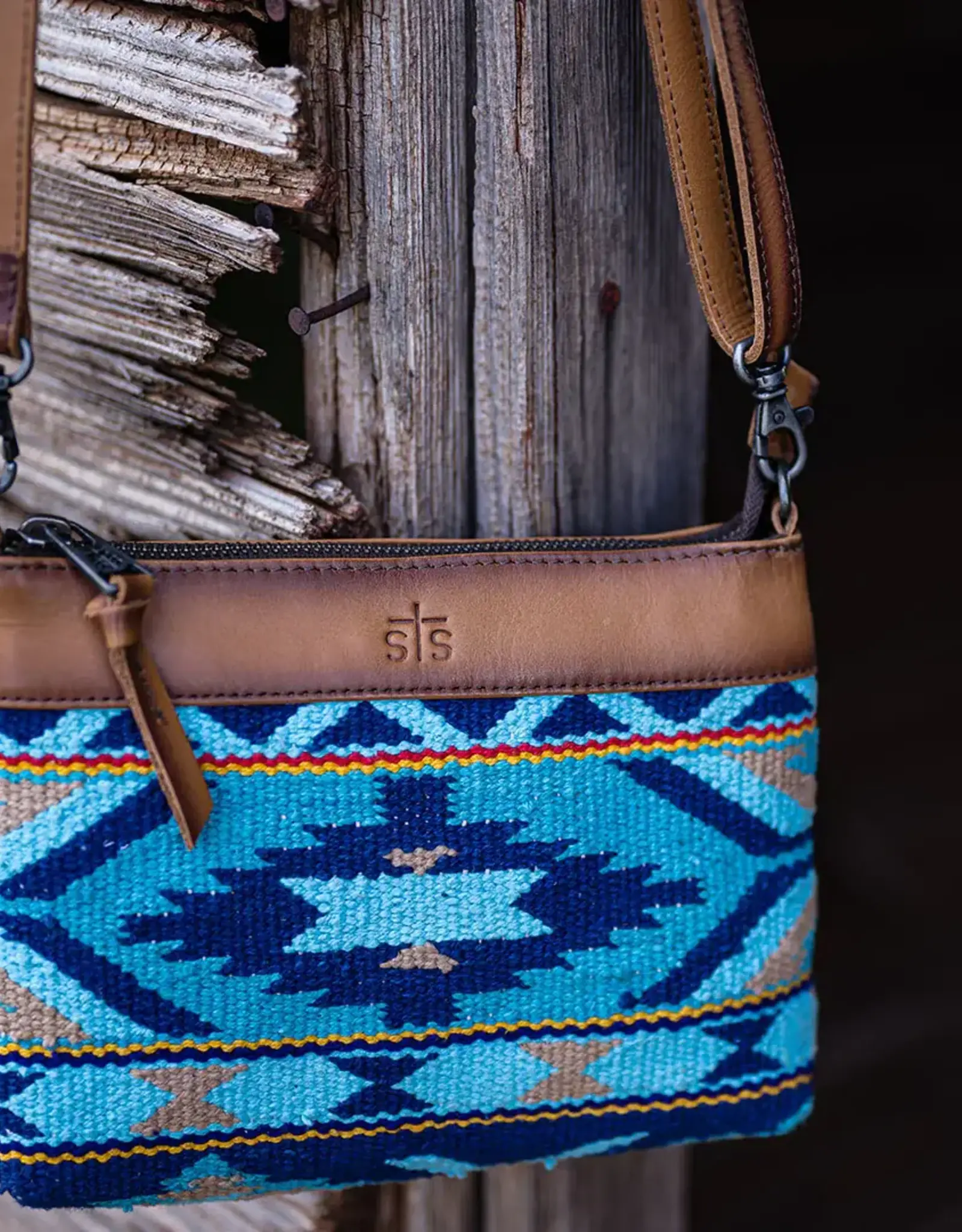 Womens STS Saddle Blanket Mojave Sky Grace Crossbody