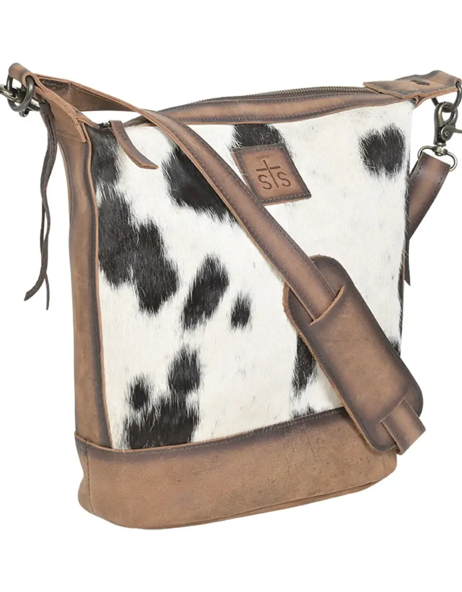 Womens STS Leather Cowhide Mailbag Purse