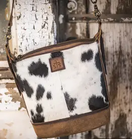 Womens STS Leather Cowhide Mailbag Purse