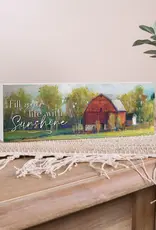 Fill Your Life With Sunshine Wooden Sign