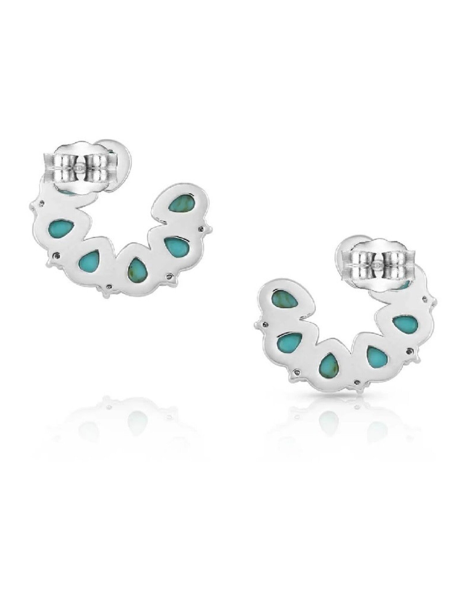 Montana Silversmiths Lucky Seven Turquoise Earrings