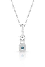 Montana Silversmiths Golden Rush Turquoise Pendant Necklace