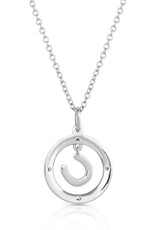 Montana Silversmiths Luck Of The Draw Horseshoe Necklace