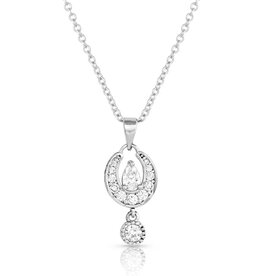 Montana Silversmiths Frozen Dew Drop Cubic Zirconia Necklace