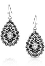 Montana Silversmiths Purely & Primal Silver Teardrop Earrings