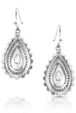 Montana Silversmiths Purely & Primal Silver Teardrop Earrings