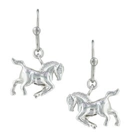 Montana Silversmiths Prancing Horse Cowboy Way Earrings