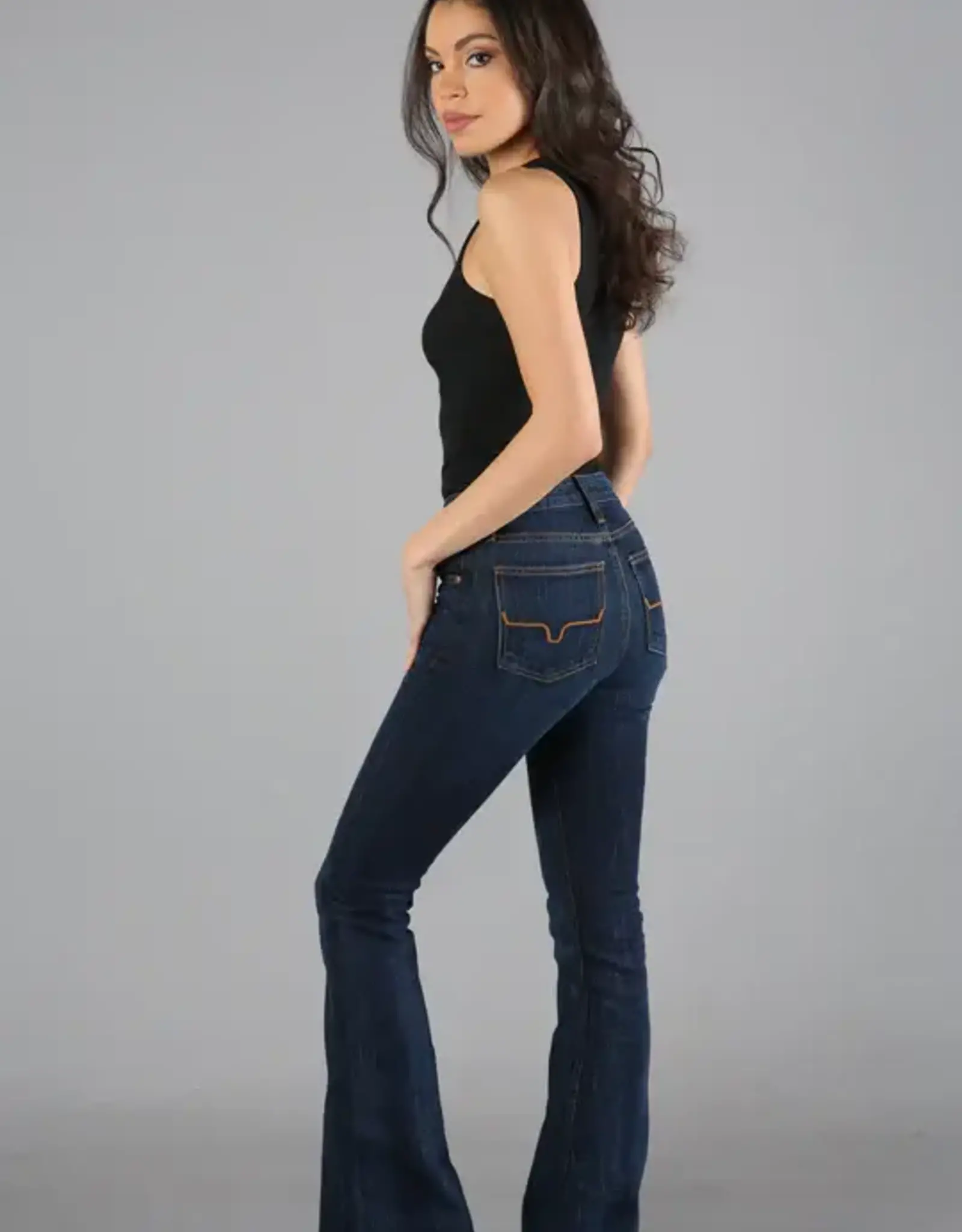 Womens Kimes Jennifer Ultra High Rise & Super Wide Flare Jean