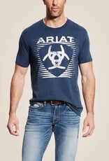 Ariat Ariat Mens Heather Navy Shade Logo T-Shirt