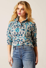 Ariat Womens Ariat Riverton Blue Aztec REAL Comfort Sweatshirt