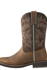 Ariat Womens Ariat Round Toe Distressed Delilah Cowboy Boot