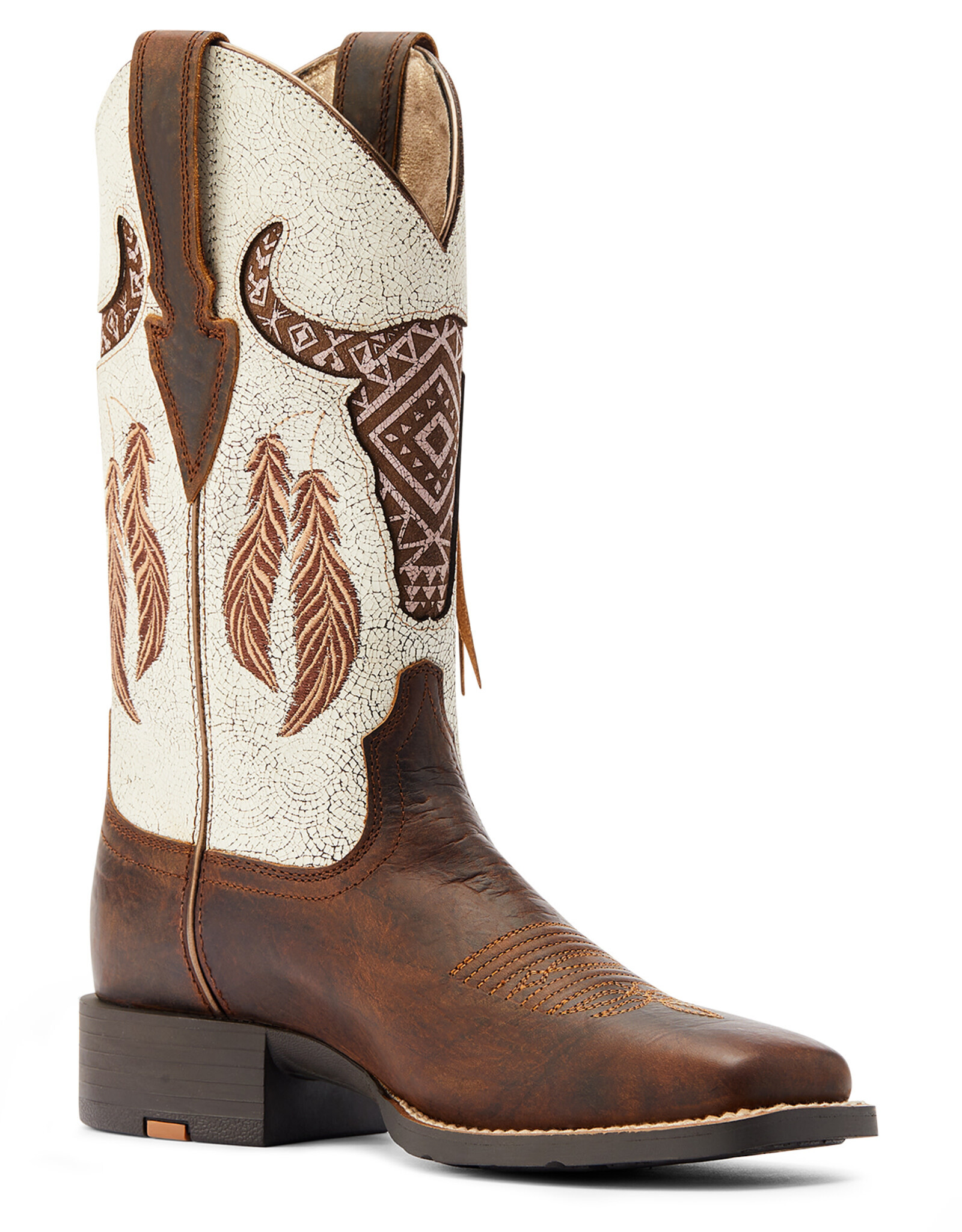 Ariat Womens Ariat Round Up Southwest Stretch Fit Western Boot