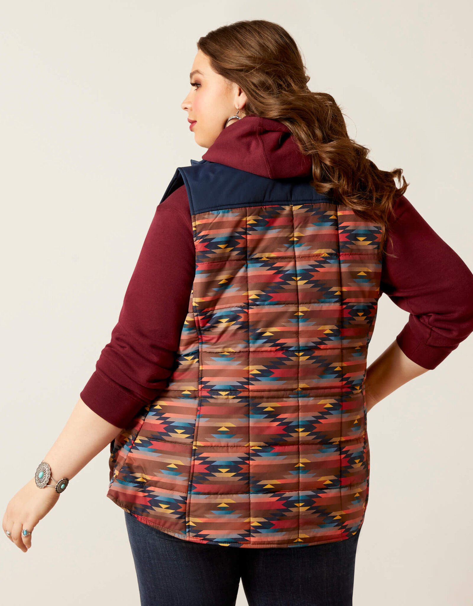 Ariat Ariat Womens REAL Mirage Print Crius Insulated Concealed Carry Vest