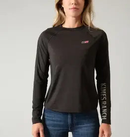 Womens Kimes K1 Performance Tech Black Long Sleeve Shirt