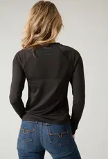Womens Kimes K1 Performance Tech Black Long Sleeve Shirt