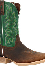 Durango Mens Durango Rebel Pro11" Bridle Brown Evergreen Square Toe Western Cowboy Boot