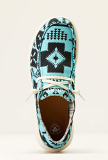 Ariat Womens Ariat Turquoise Black Saddle Blanket Aztec Hilo Shoe