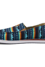 Twisted X Hooey Blue Geo Landscape Slip On Western Shoe