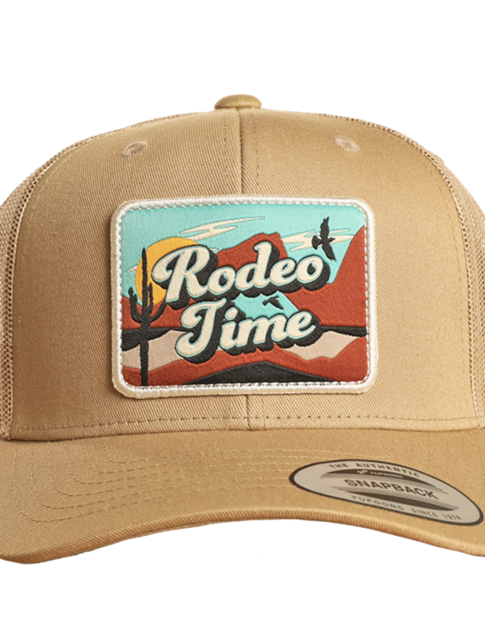 Rodeo Time Dale Brisby Tan Curve Trucker Ball Cap