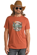 Rock & Roll Rust Dale Brisby Chute Yeah Graphic Short Sleeve T Shirt