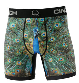 Cinch Mens Cinch Boxer Briefs 6" Peacock