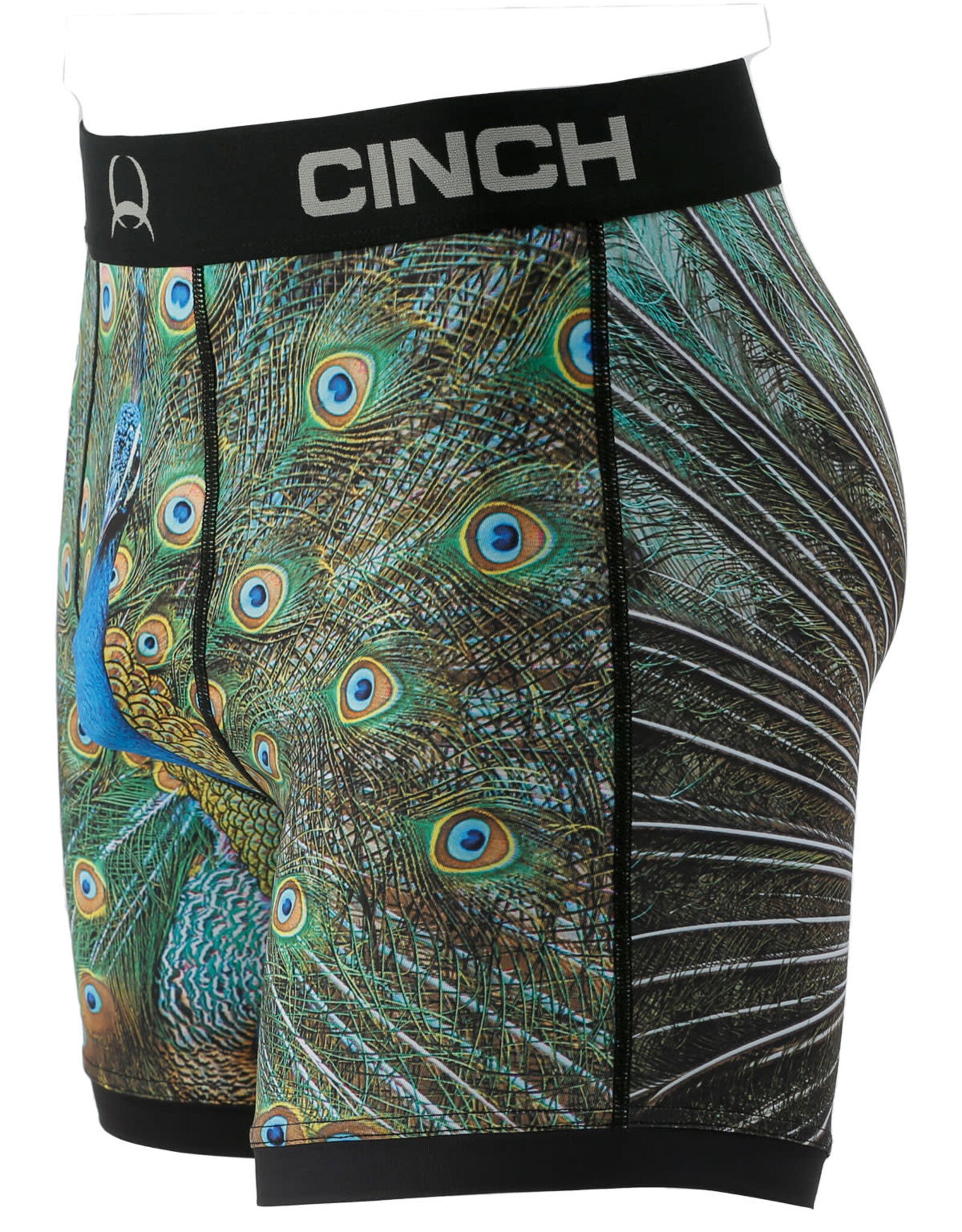 Cinch Mens Cinch Boxer Briefs 6" Peacock